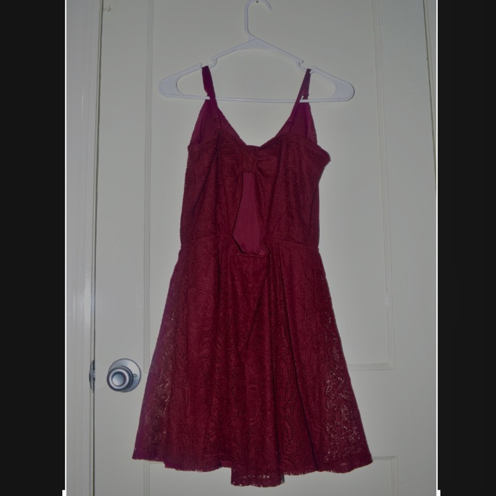 Maroon dress